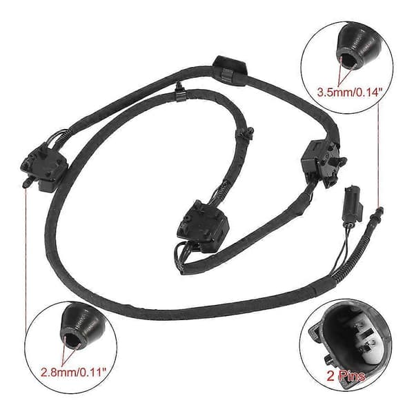 Vindusdyse Kjedesprøytesystem for -BMW X5 E70 2006-2013 Black