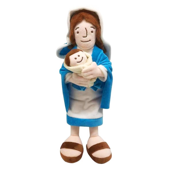 Jeesus-pehmo-nukke ystäväni kristilliset lelut äiti Maria pitelee baby  täytettynä Jeesuksen lahja 13 tuumaa Kristus Uskonnollinen Vapahtaja  Figuuri Lelut Joulukoristeet G 5feb | G | Fyndiq