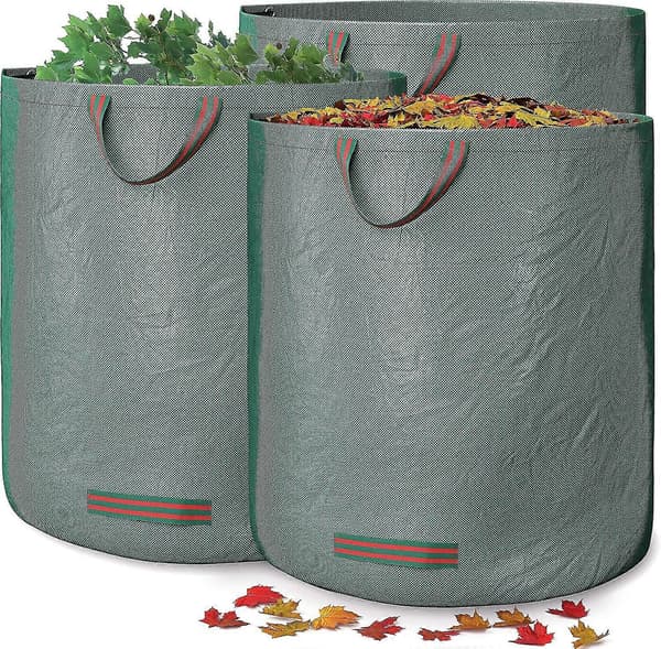 3x 60l Repimättömät puutarhapussit