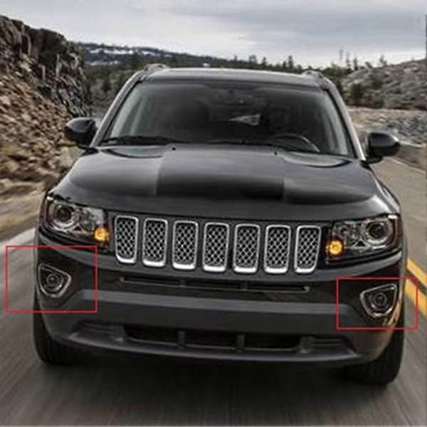 1 par for 2014-2017 Jeep Compass front venstre høyre side tåkelysutgave 0617