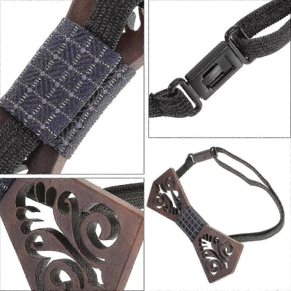 Modeaccessoarer Män Fluga Tillbehör Bröllop Knapphål Män Bröllopsdekoration 5st
