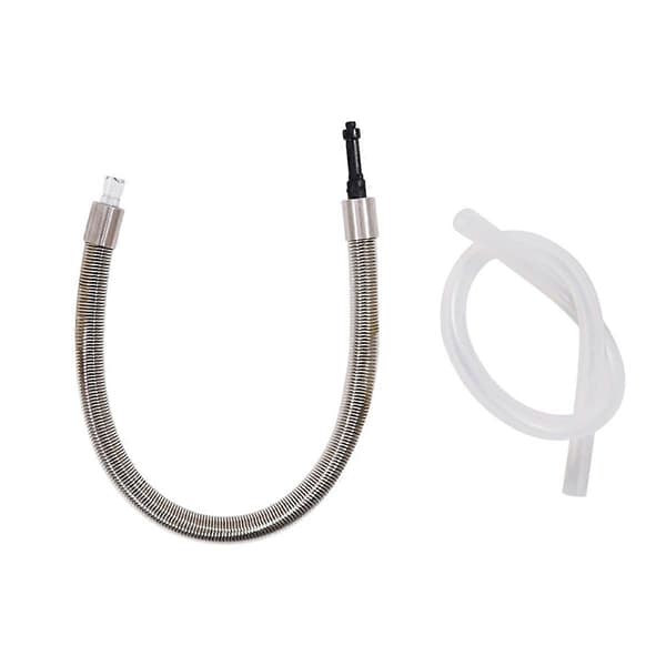 Mælkerørskappe i rustfrit stål med HP1-adapter til kaffemaskinemodeller: WE8, 8, Micro-90, E6, D6 As Shown