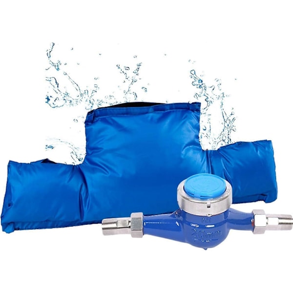 Isoleringsskydd för utomhusvattenmätare, vinterfrostskydd för rör, rörskydd för utomhusbruk, skydd för frostskyddsventil 2 Side Waterproof