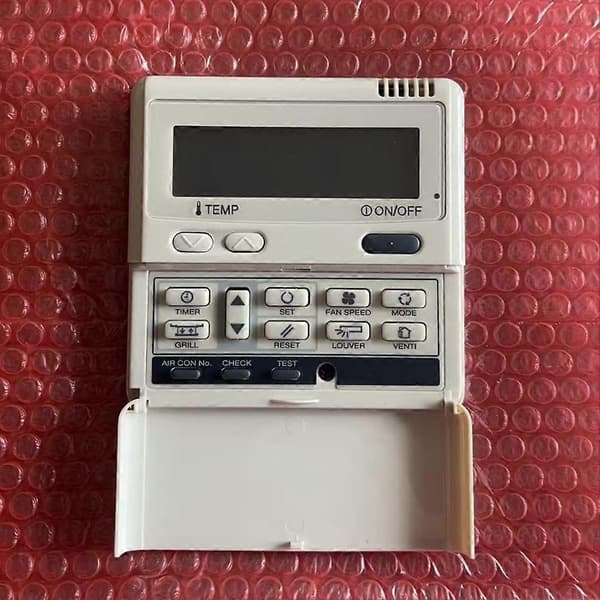 Central Luftkonditionering Trådkontrollerpanel Central Luft för Mitsubishi Heavy Industries Central Luftkonditionering White