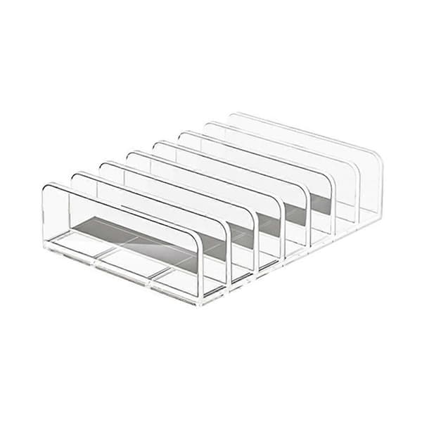 Akryl CD/DVD Oppbevaringsstativ Transparent Organizer Stativ Displayholder for CD/DVD, Holder Flere Disker As Shown