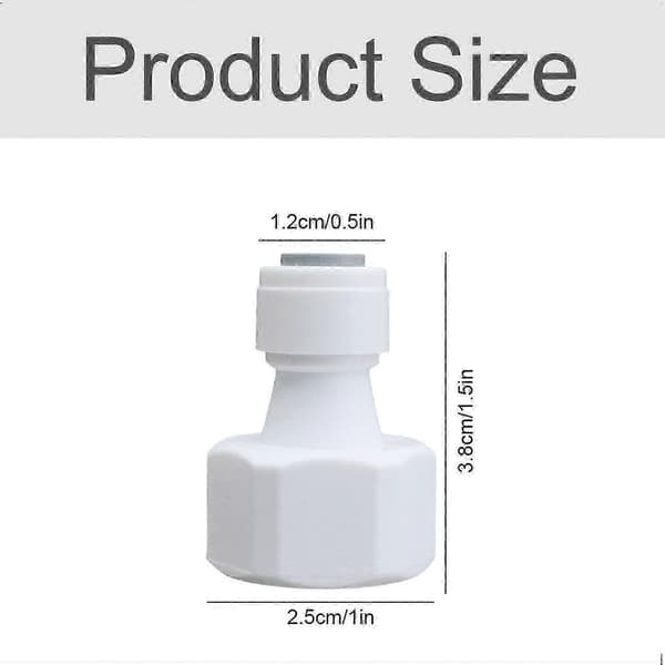 [KK] 8 kpl vedensuodatinsovitin 1/2\" - 1/4\"