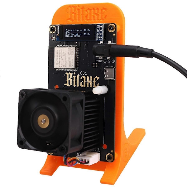Bitaxe Gamma 601 Solo Miner 1.2TH/S BM1370 Asic Chip 18W Från Antminer S21 Pro Bitcoin BTC Miner Wt As Shown