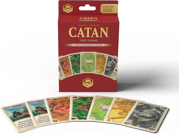CATAN Base Game Erstatningskortpakke 6. utgave