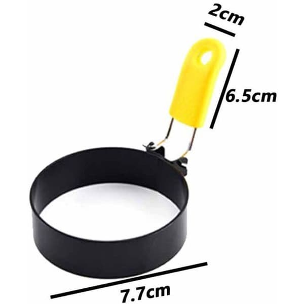 Non-stick eggeringer - Sett med 4 - Diameter 7,7 cm - Non-stick belegg