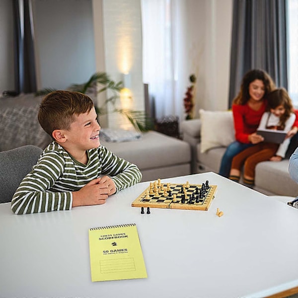 Ögonskydd Schack Protokoll Matcher Resultatblock 50 Spel 100 Drag FAN0625 Yellow