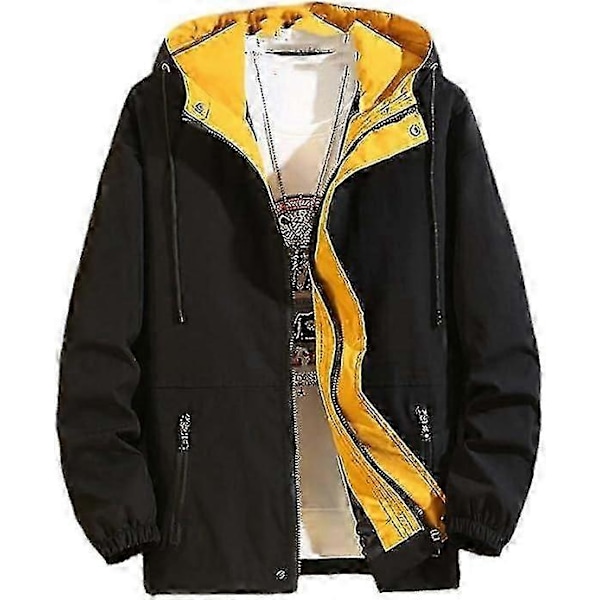 6xl 7xl 8xl Plus Size Herrejakker Forår Efterår Casual Mode Bomberjakke Herre Overfrakke Nye Baseballjakker Herre Jakke Frakker Black 8XL