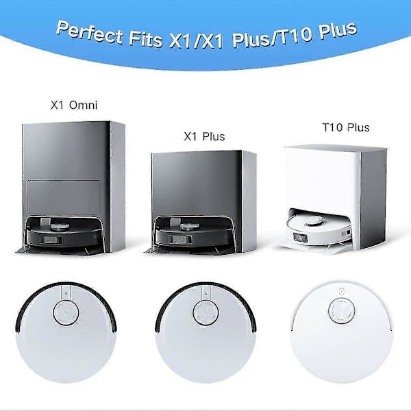 X1 Plus / T10 Plus -robottipurille pölypussi osat, roskapussit, likaiset pussit, vaihtotarvikkeet