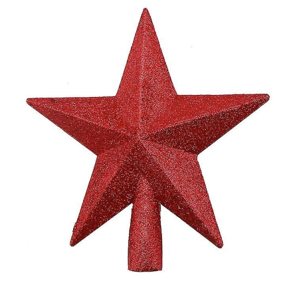 Tähti adventtipuulle - tumma / kestävä muovi - kiiltävä / kimalteleva -  kaikkiin juhliin - punainen 20 cm 996e | Fyndiq