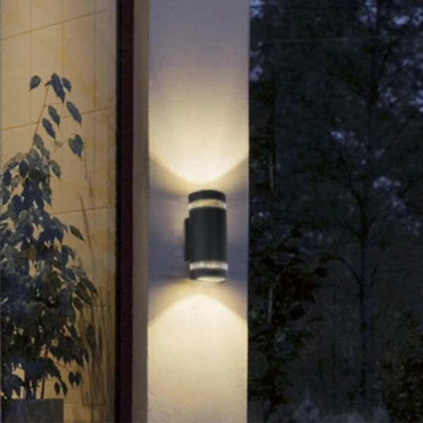 Utomhus upp och ner vägglampa sovrum köksskåpsbelysning
