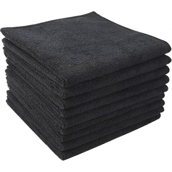 9 stk. Mikrofiber Klude, Genanvendelig Vaskeklud til Køkken, Holdbare & Hurtigtørrende Køkkenklude, Meget Absorberende Mikrofiberklud, M
