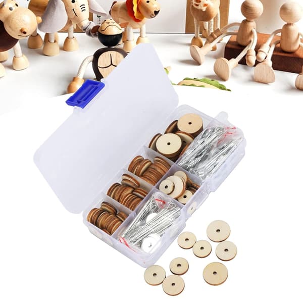 [KK]50 Set Doll Joints Cotter Pin Joints Dolls Wooden Skeleton Joints Movable