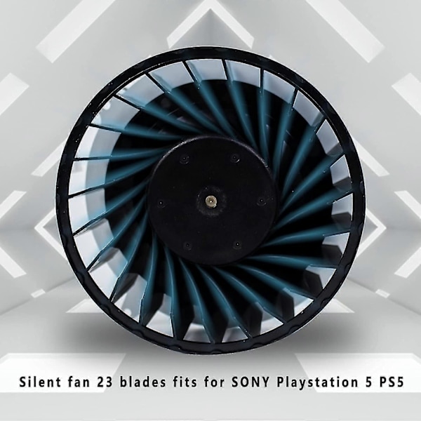 Ps5 CPU-jäähdytystuulettimen vaihto Sony Playstation 5 Ps5 12V 2.4A 23 siivellä Hiljainen 12047ga-12m-wb-01 17 siivellä G12l12ms1ah-56j14 Alumiiniseos