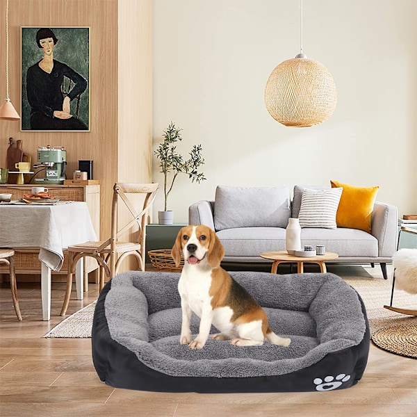 Tvättbar husdjursmadrass Bekväm och andningsbar stor hundsäng L: 68cm*55cm