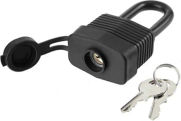 [KK]6-pack Waterproof Padlocks with Same Key - Heavy Duty Laminated Steel Lock Compatible with