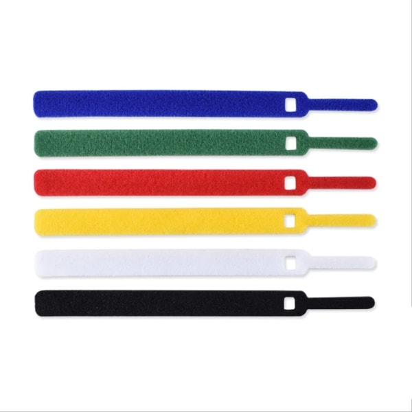 20 pcs cable ties self-adhesive organizer Quick Stick straps Reusable organizer