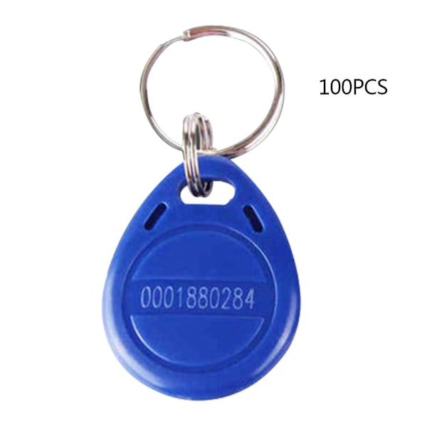 1 Sæt RFID Tag Proximity RFID Kort Nøglering Adgangskontrol til Smart Card Fjernbetjening 1 set of 100