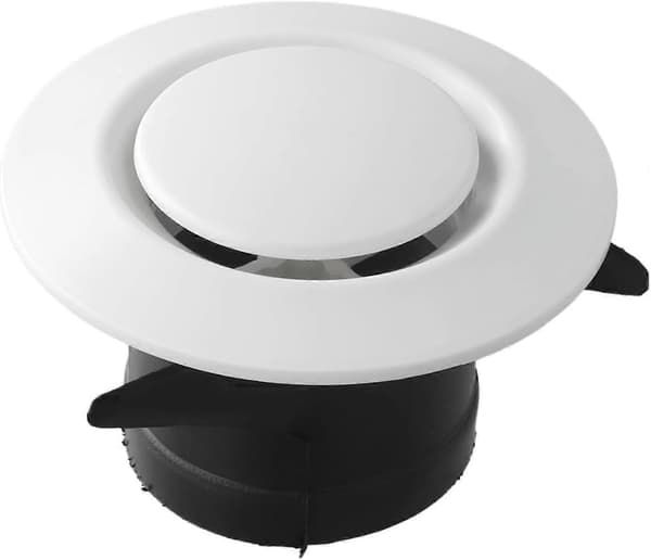 Stilig taklufttilførsel, monterbar grilldiffuser (100 mm) 100 mm
