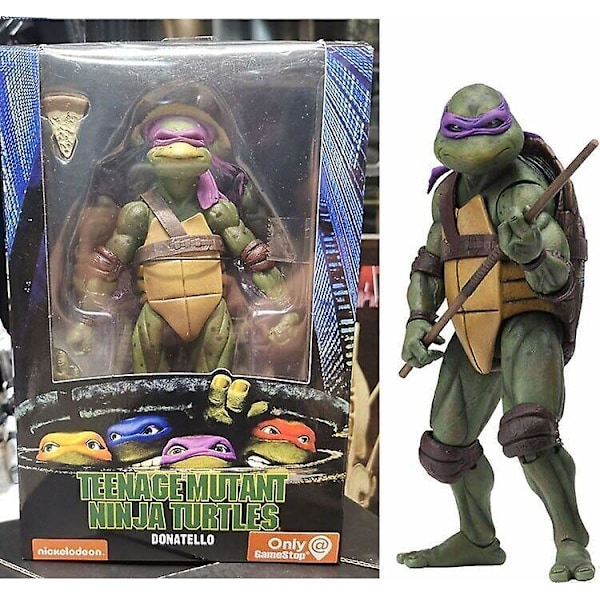 Teenage Mutant Ninja Turtles 1990 Film 7\" Neca Tmnt Bevægelige Legetøjs Mutant Action Figur Donatello