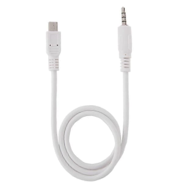 3,5 mm hann til Mini USB hann lyd AUX-kabel, lengde: ca. 50 cm Not Specified