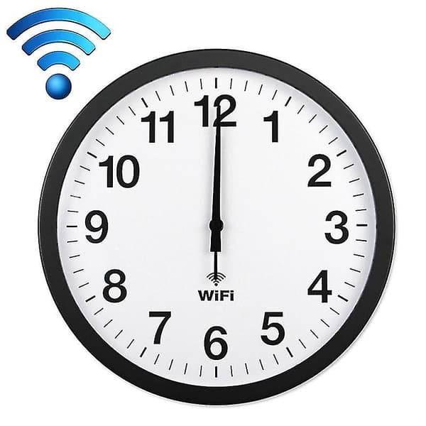 Automaattinen ajan synkronointi Wifi seinäkello 14 tuumaa
