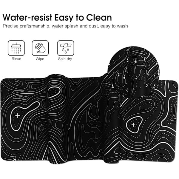 [KK]INF Large Mouse Pad Desk Mat White S White White S