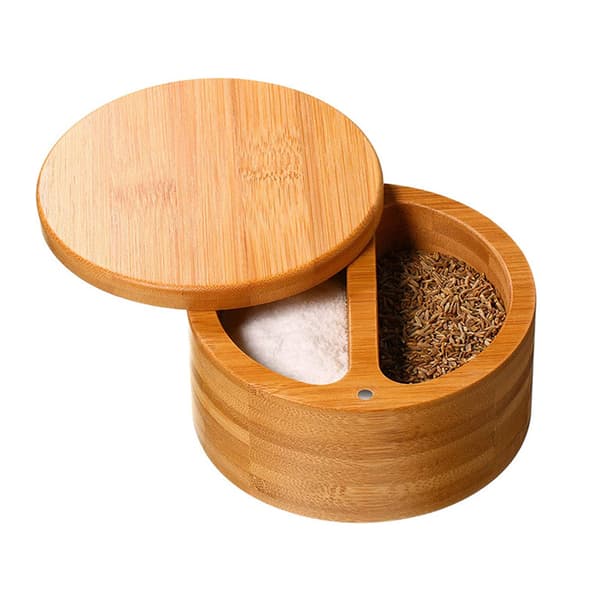 [KK] Salt Cellar with Lid Compatible with Spices, Herbs, Pepper or Small Items