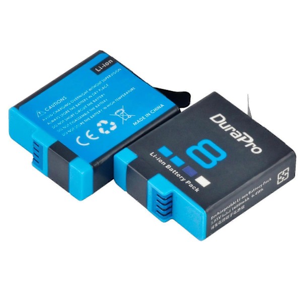 hgBattery för GoPro Hero 8 Kamera + Trippel Laddare För GoPro Hero 8 Go Pro Hero 7/6/5 Action Cam 2 Battery