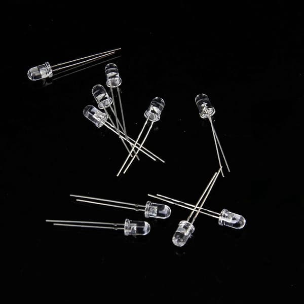 40 stk. 5 mm IR LED infrarød lysdiode.