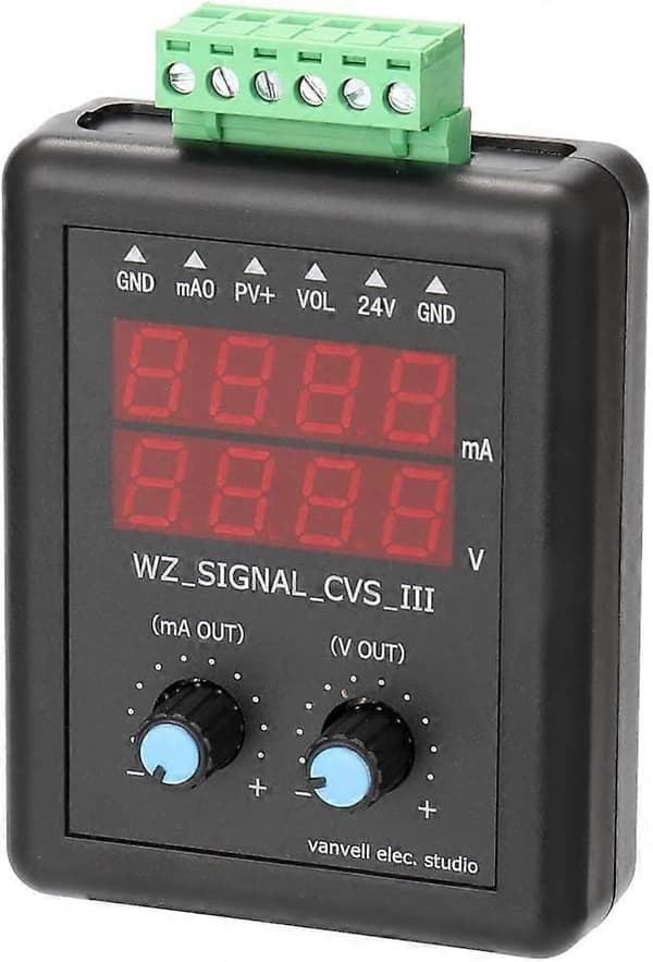 4-20mA Signalgenerator 0-10V 24V Spændingstransmitter Signalkilde Konstant Strømkilde med Display