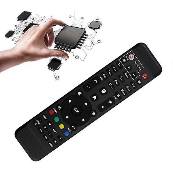 Ersättningsfjärrkontroll för Amiko A6N/A6N MAX Set Top Box Fjärrkontroll Black