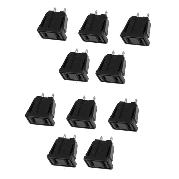 30 x US Type Panelmontering AC Strømuttak AC 250V 10A Black