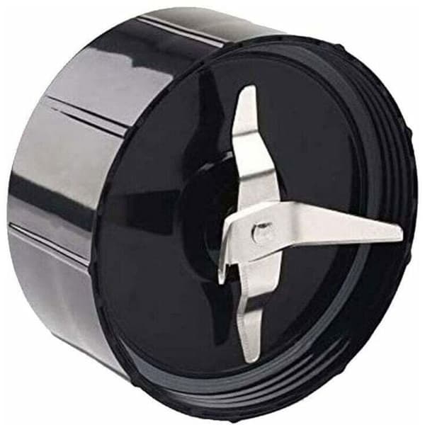 Blender tilbehør - LUSKYKA® - Sort - Dimensioner 8,5 x 6,0 cm - BPA-frit rustfrit stål - 1 fladt blad