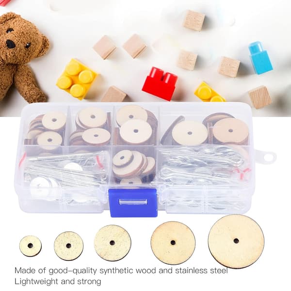 [KK]50 Set Doll Joints Cotter Pin Joints Dolls Wooden Skeleton Joints Movable