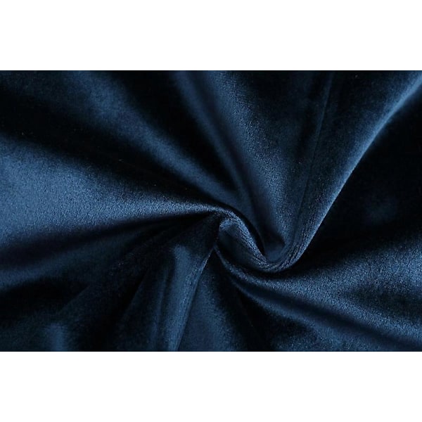 Dame Velvet Blazer Langærmet Formel Jakkesæt Casual En Knap Jakker Toppe blue S