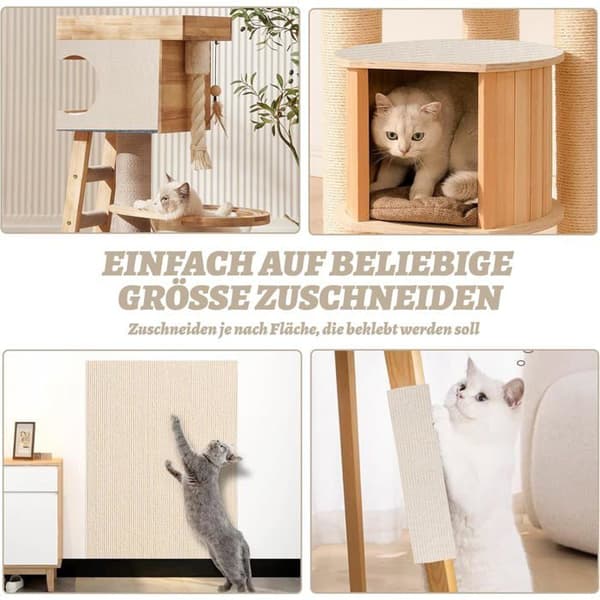 Klorebrett - XVX - 40×200 cm - Polyester - Beige - Selvklebende