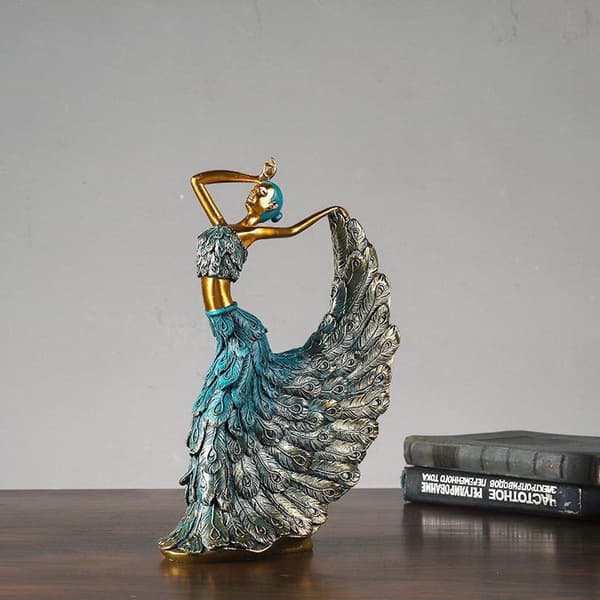 [KK] Peacock Dancer Ornaments, Dancer Statue, Female Dancer Statue, Handicrafts
