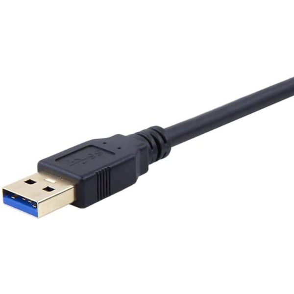 USB 3.0-kabel for Western Digital/WD/Seagate/Clickfree/Toshiba/Samsung bærbare harddisker - USB 3.0 A/Micro-B-kabel (1m)