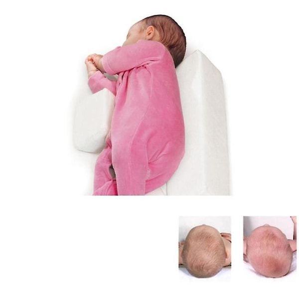 Nyfödd baby styling kudde, anti-rollover sido sovkudde, baby positionering kudde 0-6 månader