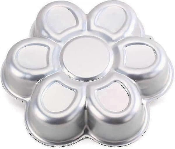3D Blomsterformet Aluminium Kageform, Non-Stick Bageform til DIY Fødselsdagskager, Varmebestandig op til 287°C