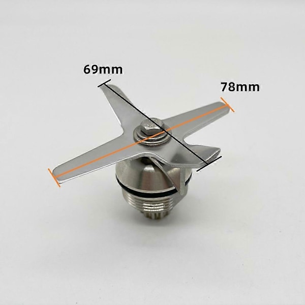 Blenderknive til TWK TM-767 TM-800 -767 -800 Rustfri Kniv Mixer Reservedele Silver
