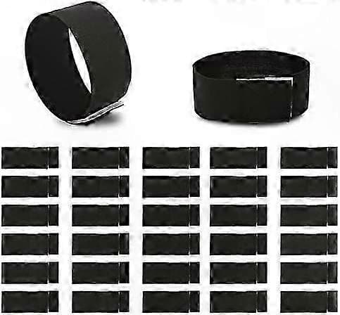 Sorte elastiske armbind til sorg, begivenheder, hold og mere (30 stk.) 15pcs