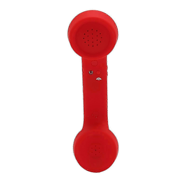 Bluetooth-puhelinkäsipuhelin Retro säteilysuojaus Ladattava langaton matkapuhelimen käsipuhelinvastaanotin Punainen