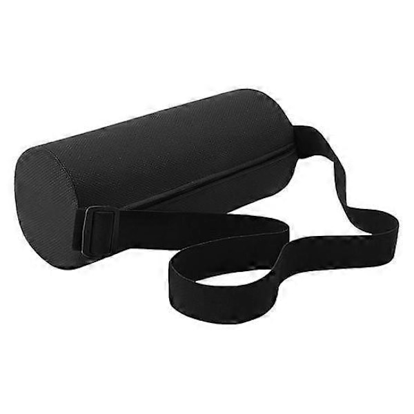 Ländryggskudde Memory Foam Lindrar Ryggsmärta Förbättrar Hållningen Stöd för Midjan Hem Bil Tillbehör black