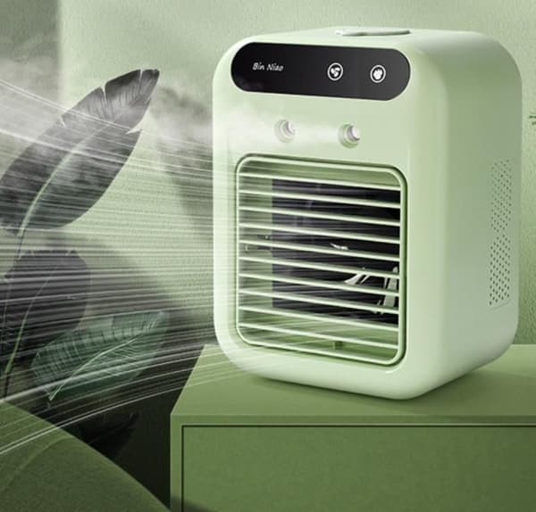 Kæledyrskøleventilator, Sprayventilator, Stille Køling B Grøn 27