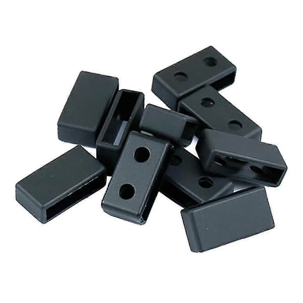 10x Gummi Urrem Løkke Til G-shock Ba100 Ga100 Holder Sort 22mm